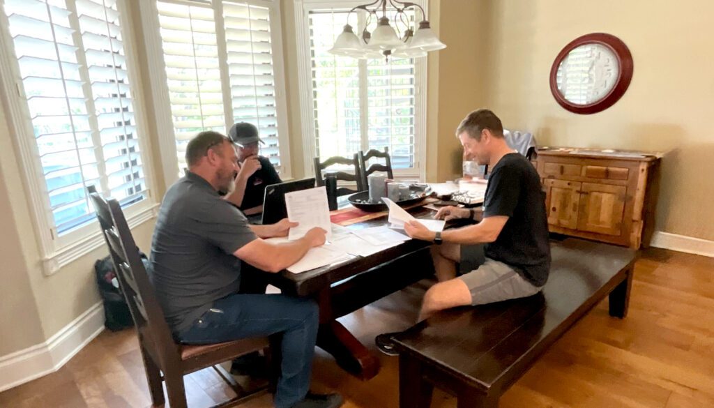 adb meeting General Contractor in Austin Texas meeting with Client planning remodel